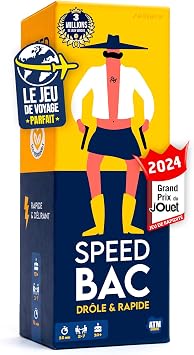ATM Gaming Speedbac - Jeu d'Ambiance Rapide et Décalé Grand Prix du Jouet