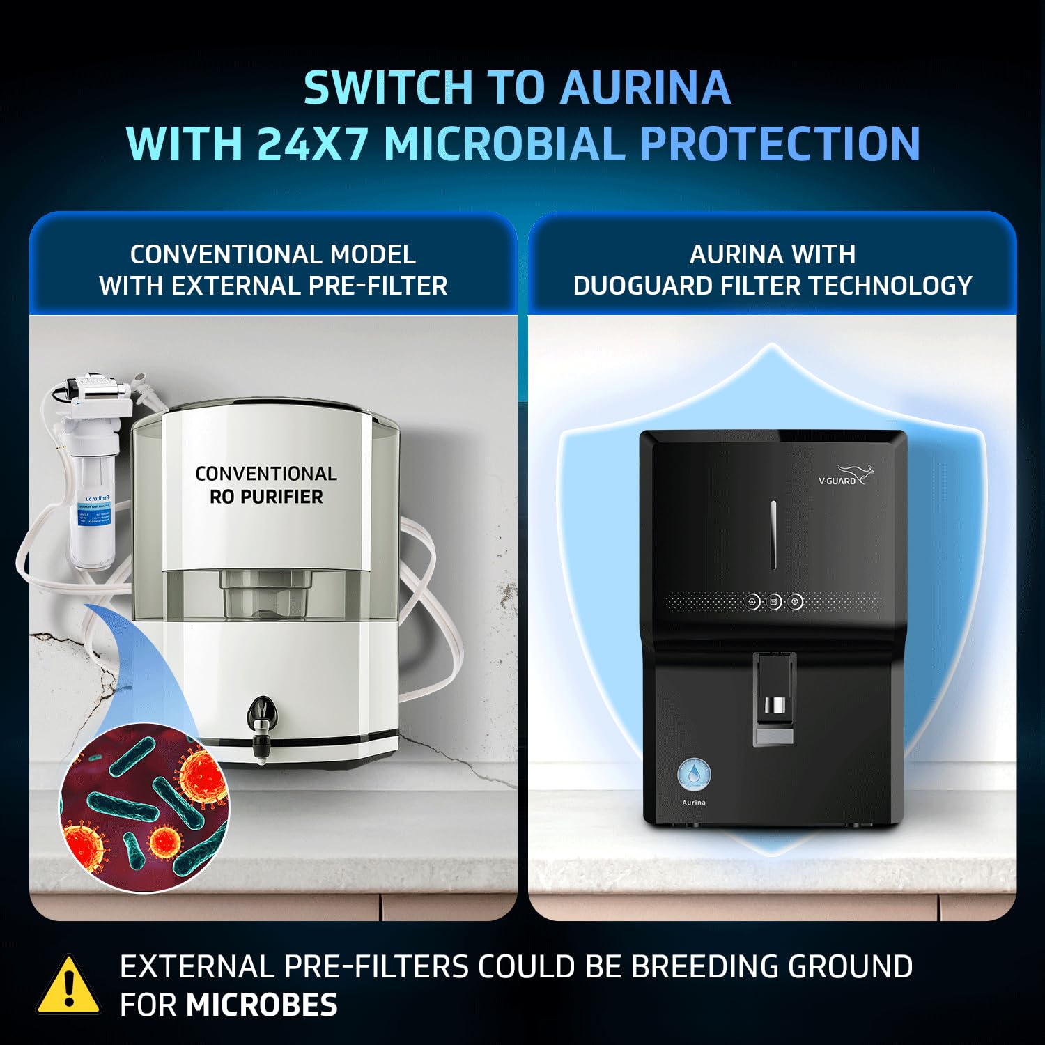 V-Guard Aurina 2X Water Purifier - Zero Service Cost! -3 V-Guard Aurina 2X Water Purifier - Zero Service Cost! -3