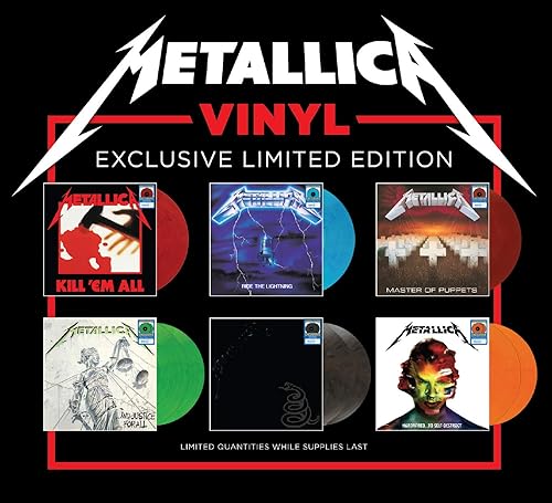 Metallica Vinyl Set All 6 Walmart Exclusives