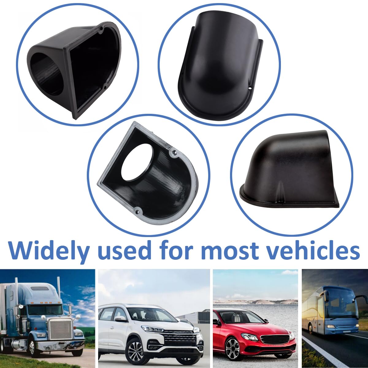 52mm Supporto per Strumentazione Auto Copriferro Strumenti a Foro Singolo Porta Manometro