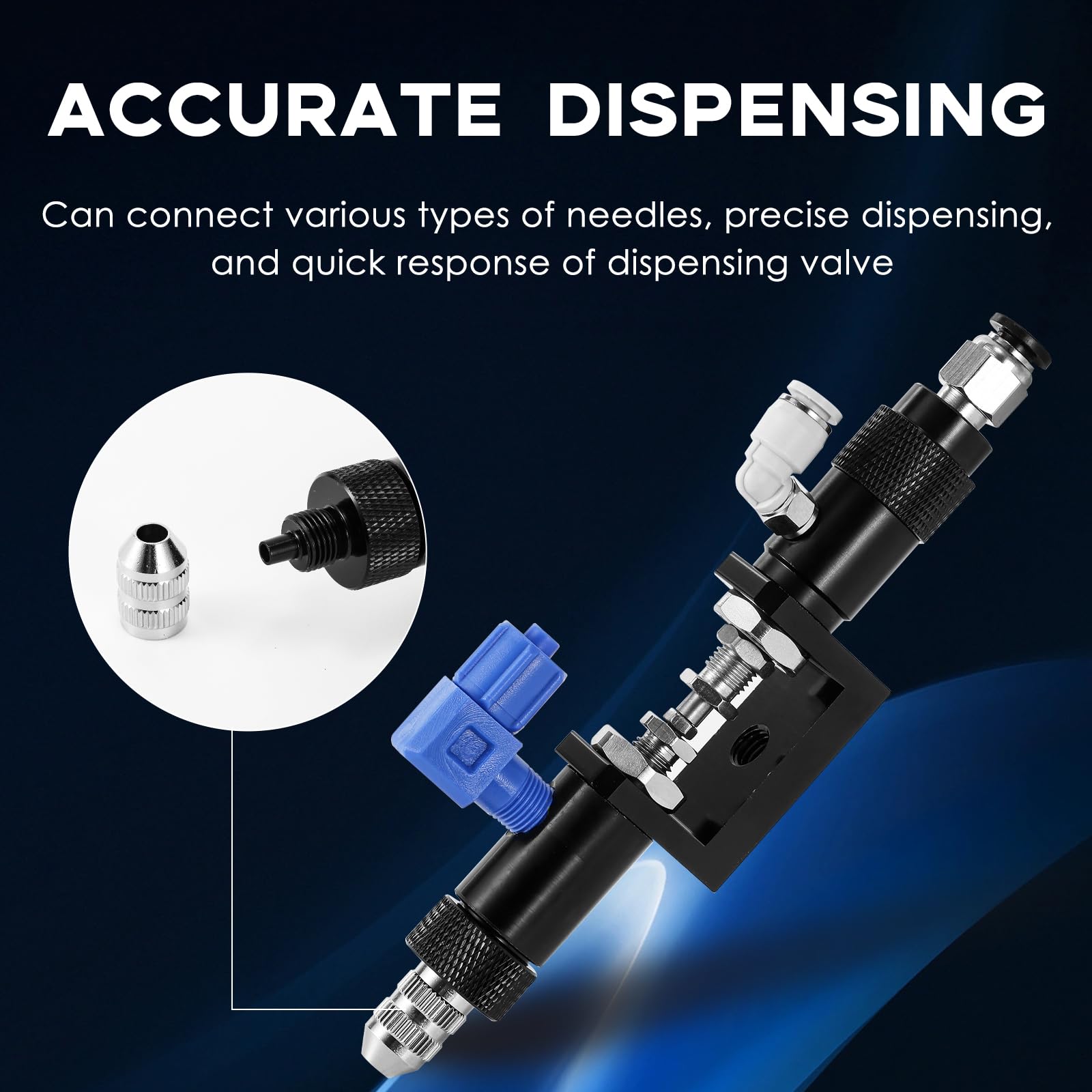 Manual 2600ml Silicone Double Dispensing Valves Multi Head Handheld Smt Glue Dispenser - Buy - View #14