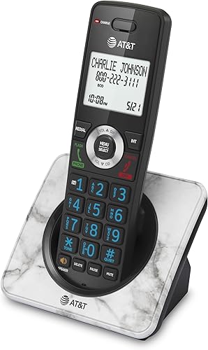 Miniatura 11 de AT&T GL2101-1M - Teléfono inalámbrico DECT 6.0 con bloqueo e identificación de llamadas, altavoz de auricular a dúplex completo, pantalla