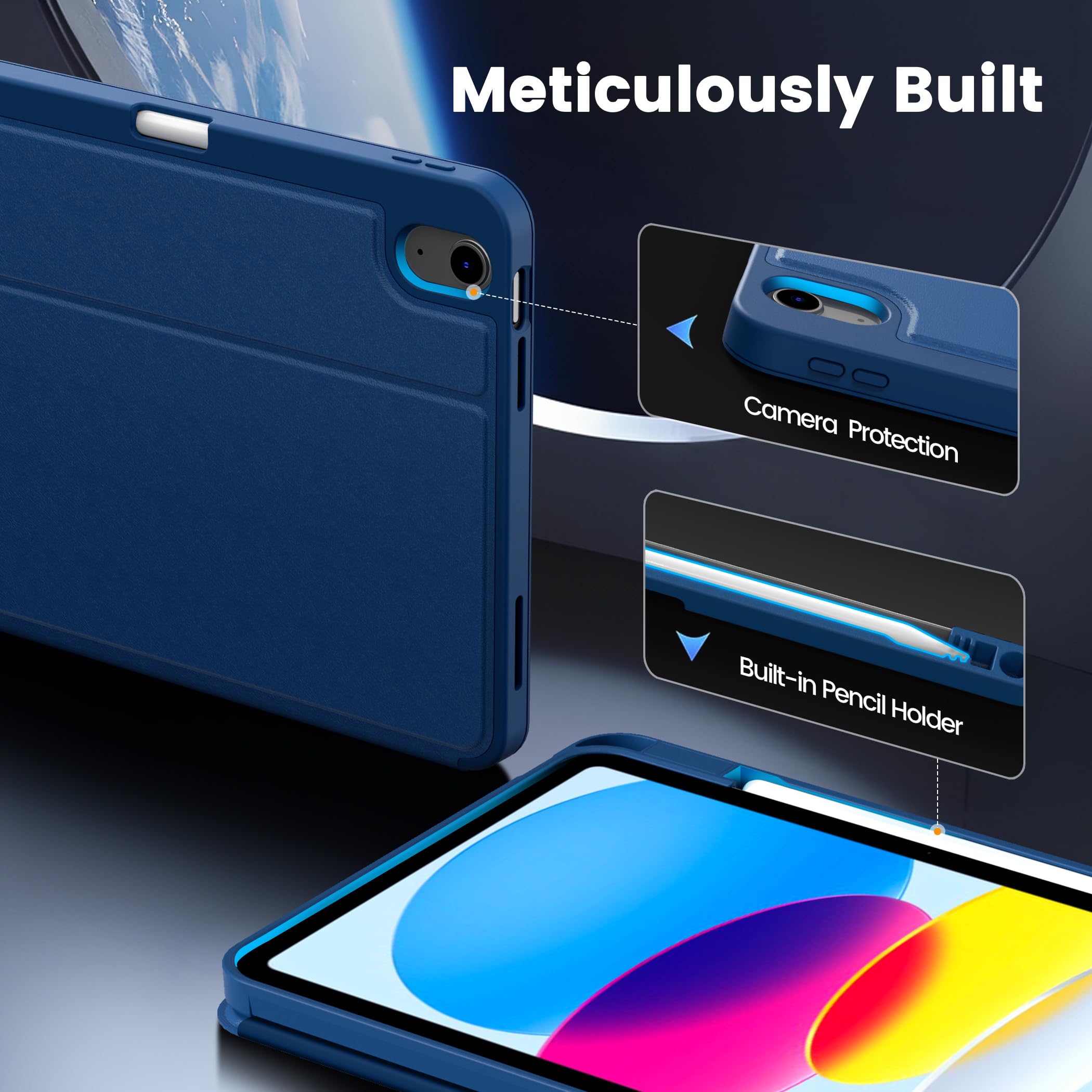 Aoub Funda Para IPad (A16) De 11ª Generación