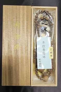沉香の仏像と数珠 沈香数珠 琥珀仕様 - ながたけ仏壇店