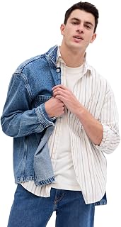 Gap Men's Long Sleeve Big Poplin Shirt