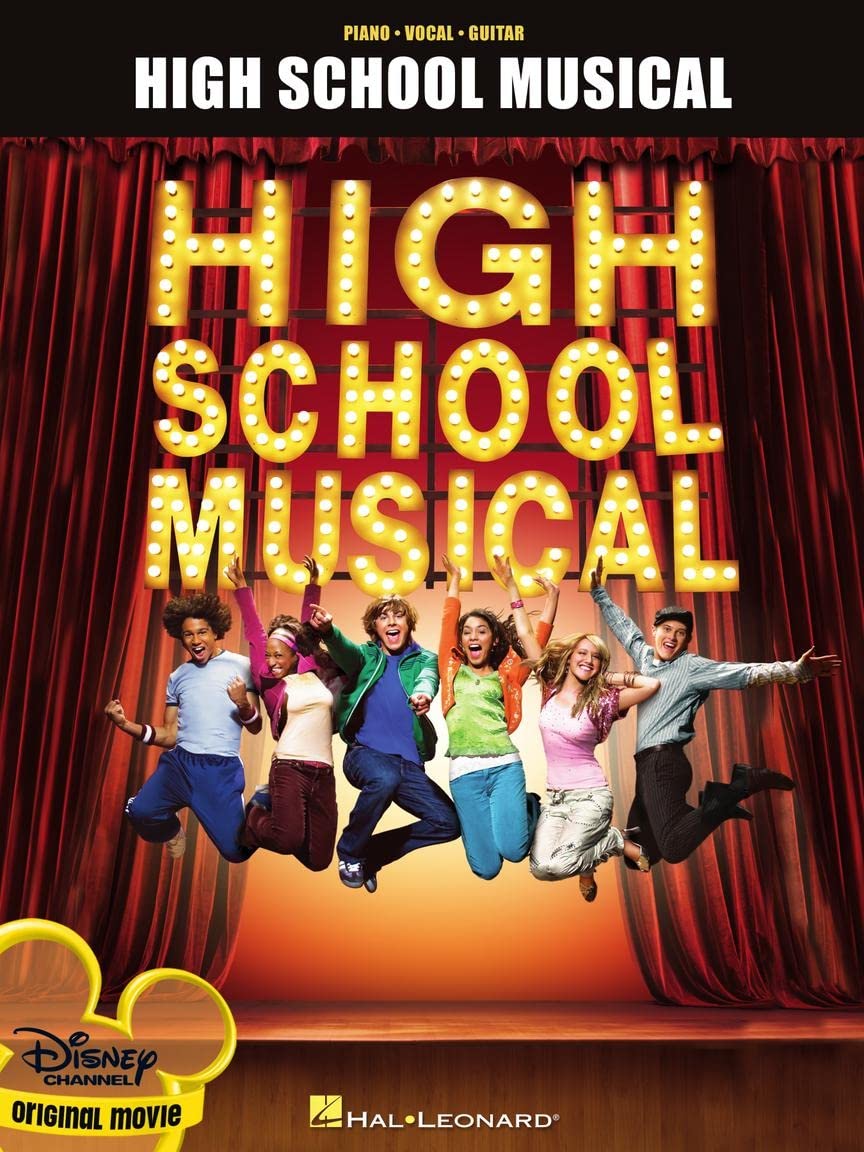 High School Musical Piano Vocal Guitar Songbook: 9 Disney Songs, Sheet Music for All Skill Levels - Hal Leonard