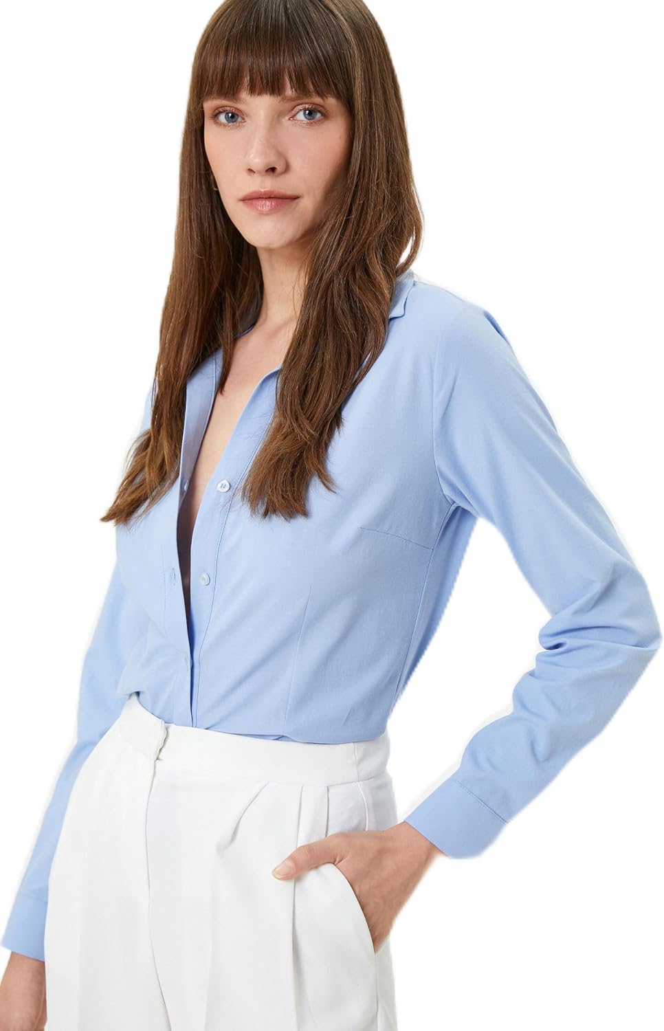 Klasik Gömlek Slim Fit Uzun Kollu Düğmeli
