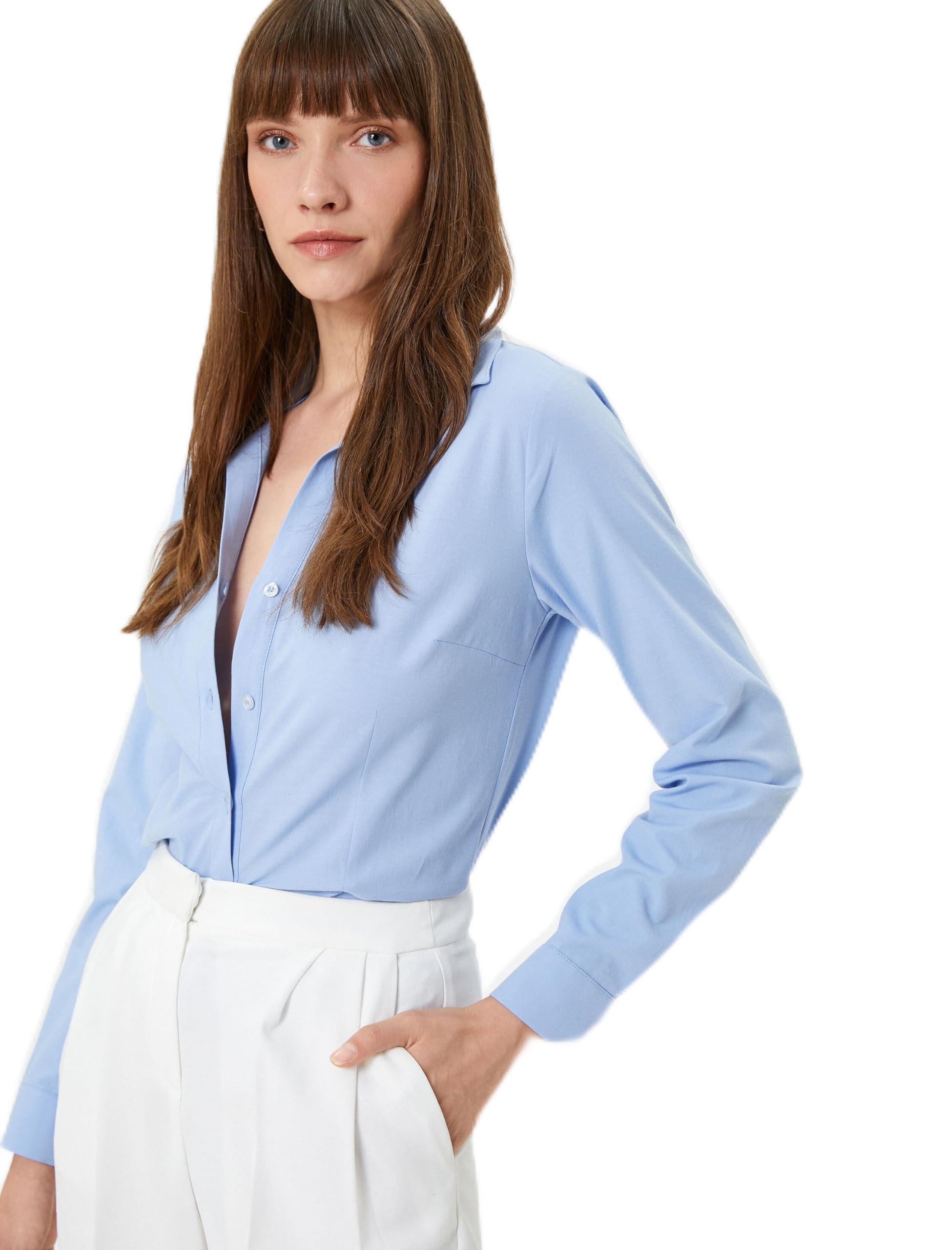 Klasik Gömlek Slim Fit Uzun Kollu Düğmeli