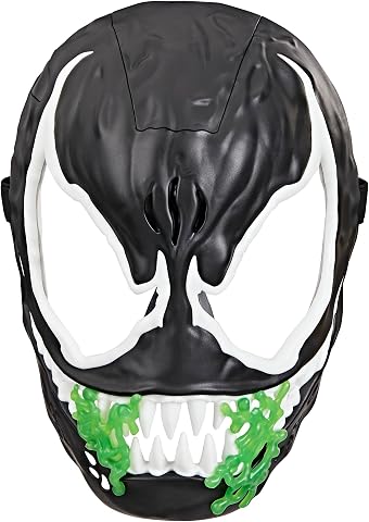 Marvel Spider-Man VenomVersus Venom Karanlıkta Parlayan Maske, Süper Kahraman Oyuncakları - İngilizce versiyonu