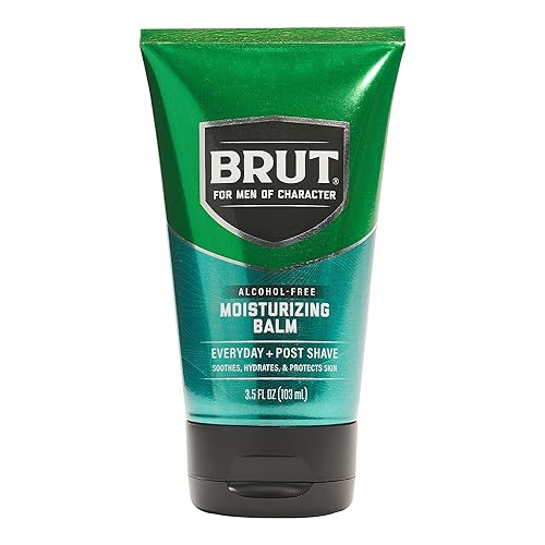 Brut Bálsamo hidratante  Hidratante facial calmante para hombres con aroma característico  Loción para después del afeitado ligera y sin grasa  3.5