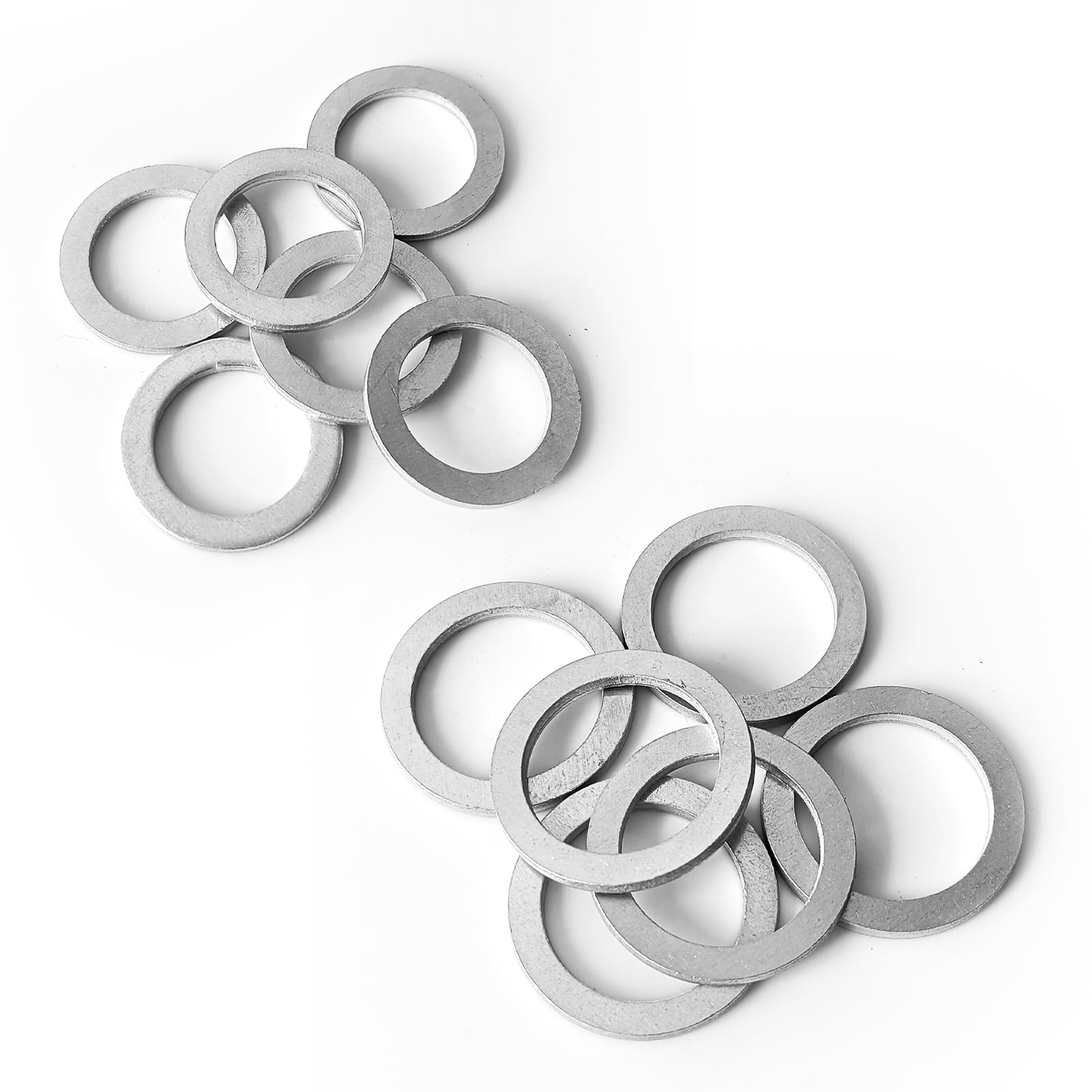 6pcs Rear Differential + 6pcs Automatic Transmission Oil Drain Plug Washer Gasket Seal / 20mm+18mm Replacement for Acura OEM PN Part# 94109-2000 & 90471-PX4-000