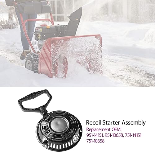 Miniatura 2 de Conjunto de arranque de retroceso 951-14151 compatible con Troy Bilt Storm 2410 2420 2620 2690 sopladores de nieve de dos etapas para MTD,