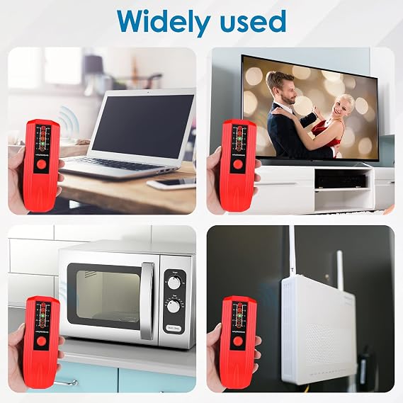EMF Meter, High Accuracy Electromagnetic Field Radiation Detector, Battery Powered Electric EMF Detector