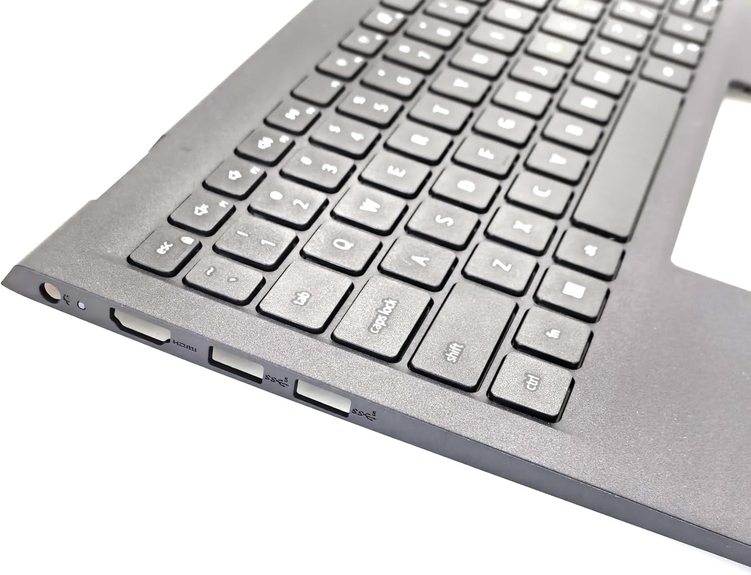 Replacement Upper Case Palmrest for Dell Inspiron 15 3510 3511 3515 3520 3525 Series Laptop with US Layout Non-Backlit Keyboard Assembly Top Cover (USB-A Non-Backlit)