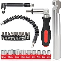 Vista 1 de Herramienta de extracción de cambio de correa compatible con Polaris RZR S 900/XP/RZR XP4 1000 con kits de extensión de broca flexible