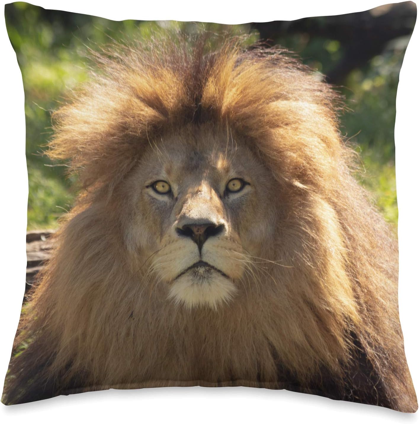lion throw pillow