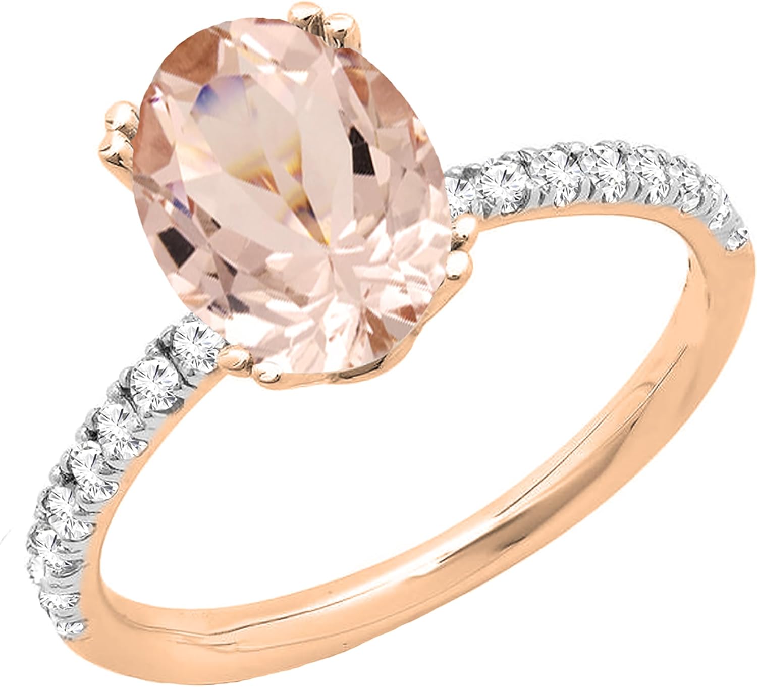 Dazzlingrock Collection 14K Bridal Halo Engagement Ring, White Gold