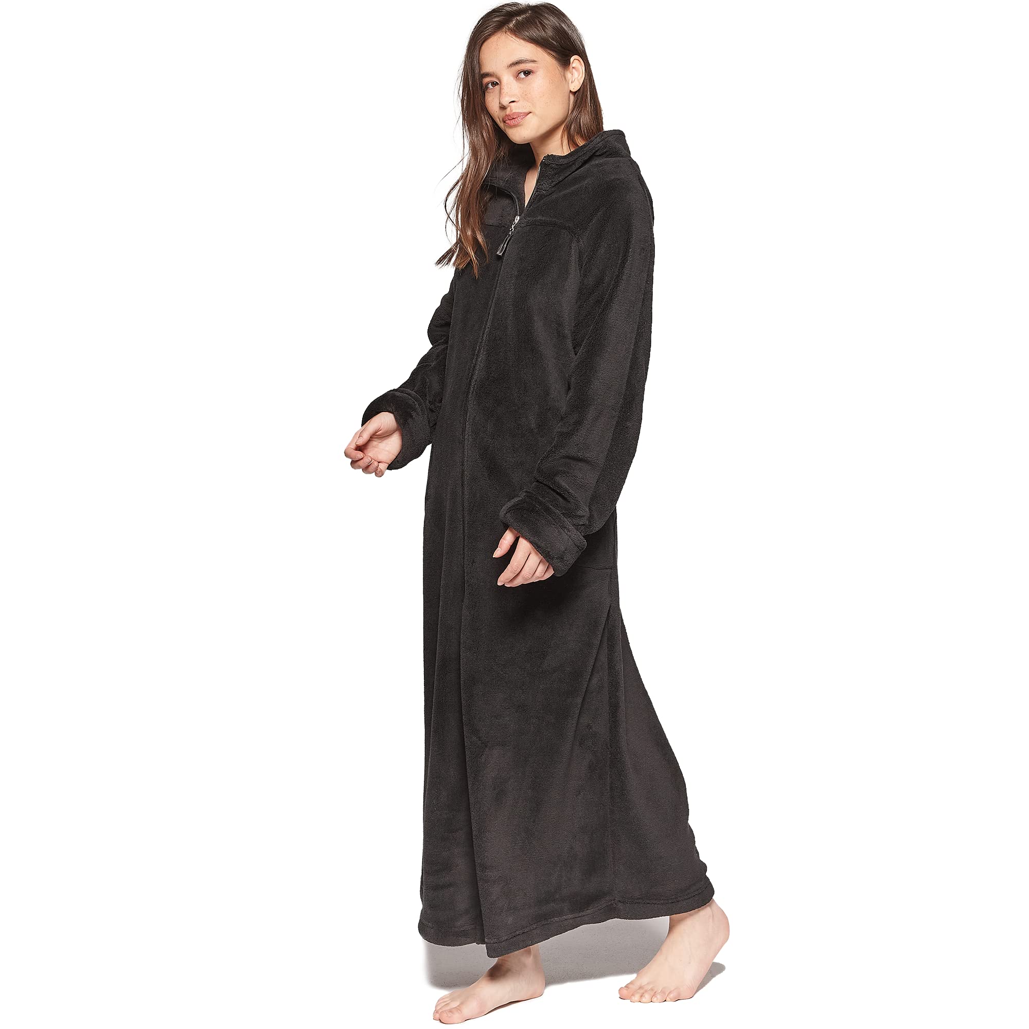 CASUAL MOMENTS Women's 52 Inch Breakaway Zip Robe