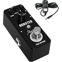Boost Guitar Pedal with 9V DC 1A Pedal Power Supply
