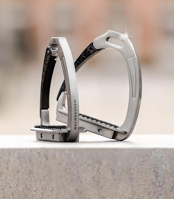 Foto 2 de 2 de WALDHAUSEN Estribos de seguridad para niños Pro, gris metálico, 11 cm