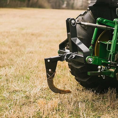 Miniatura 4 de Titan Attachments Receptor de remolque de 3 puntos y 2", enganche de tractor se adapta a tractores de categoría 1, Adaptador compatible con enganche