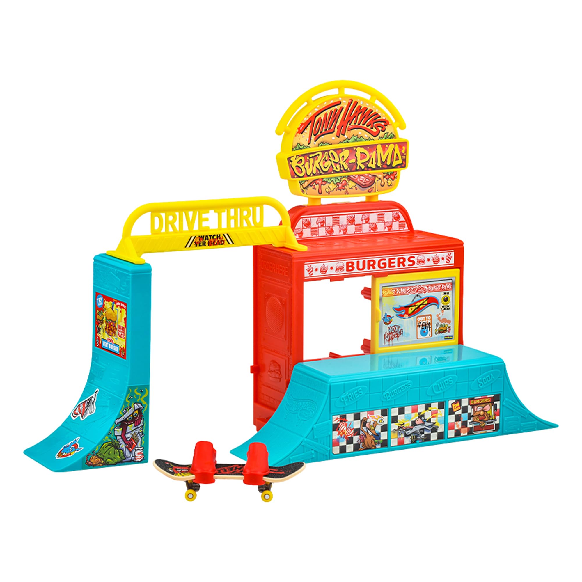 Amazon | ホットウィール(Hot Wheels) スケート バーガーショップ