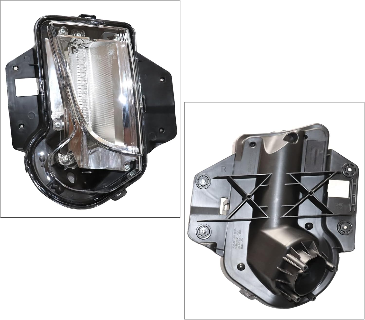 Bumper LED DRL Fog Light Accessories Kit, For Cadillac XTS 2013-2017 Right Passenger Side Bumper Lamps Replacement