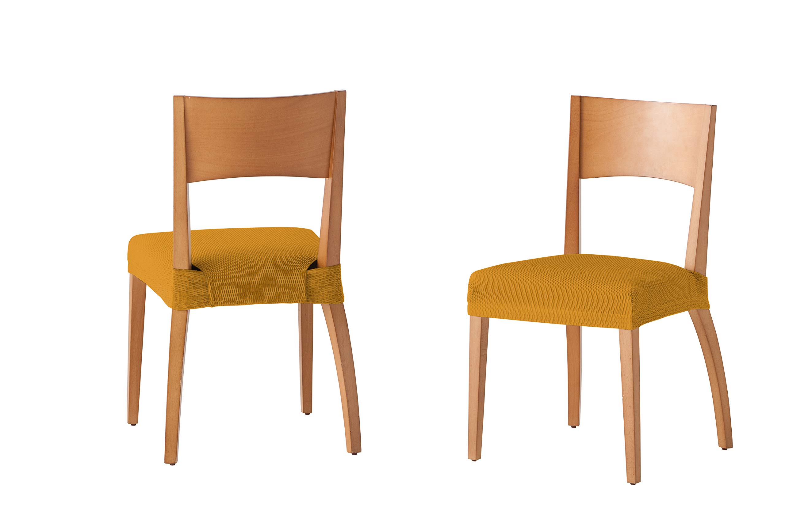 Martina Home Tunez Pack of 2 Chair Covers Mustard