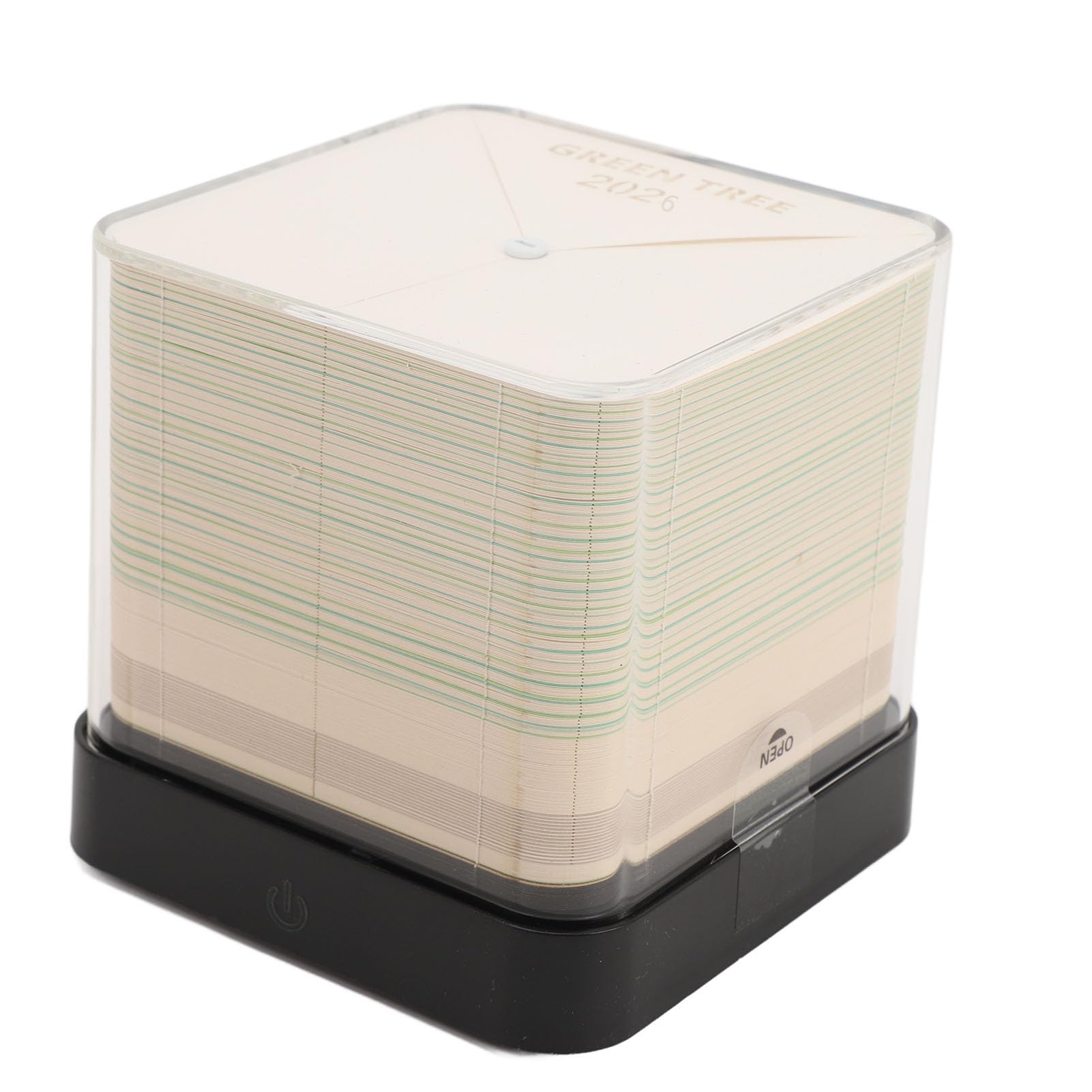 Naroote 3D Notizblock mit Einzigartigem Baumhaus-Design (GREEN)