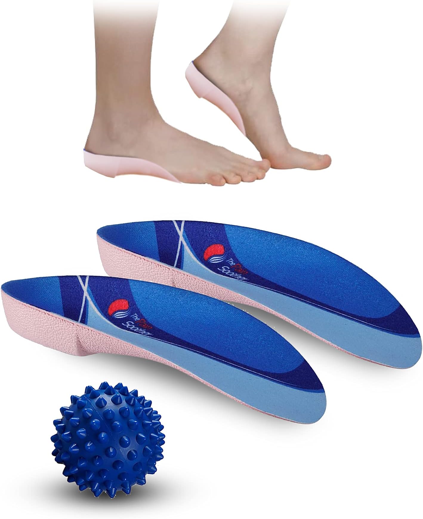Shoe Inserts for Plantar Fasciitis Strong High Arch Support Insoles for Women