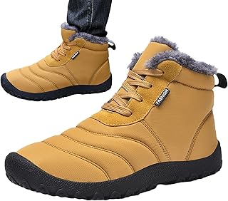 SOPTEC Trail Running Shoes Fully Lined Winter Boots for Women Waterproof Snow Men's Hiking Boots for Hiking Outdoor Trekking Backpacking Mountaineering Unisex Soptec