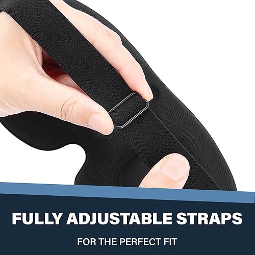 Miniatura 5 de Antifaz para dormir para hombres y mujeres, copa contorneada 3D, bloqueo de luz, máscara de dormir cóncava, cómoda máscara de dormir para viajes,