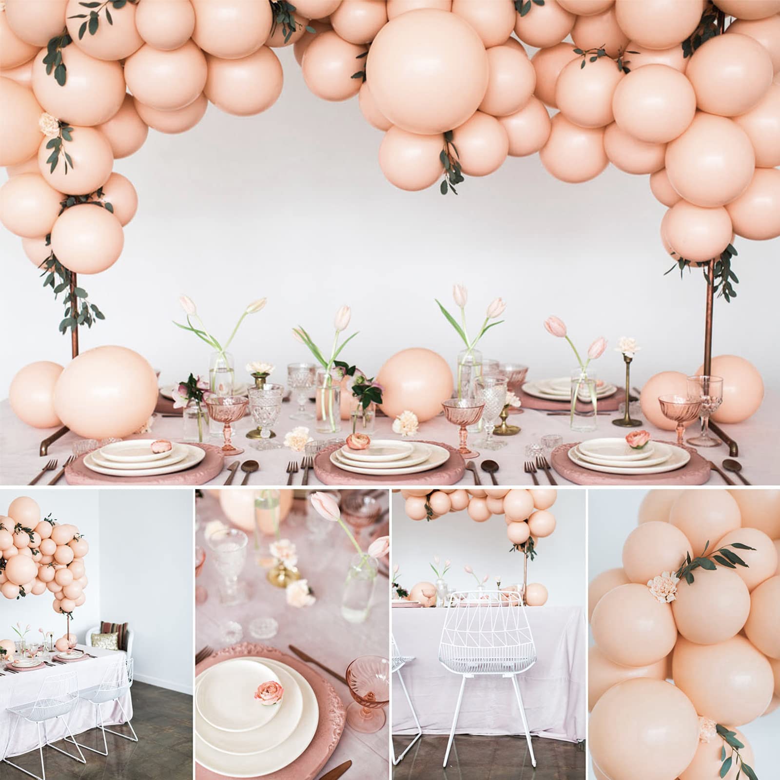Buy PartyWoo Peach Balloons, 80 pcs 10 Inch Peach Colour Balloons