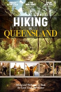 Hiking in Queensland: Health Walk Log Book for Local Australian Backyard Backpackers and Travelers to Document Trails & Exercise by Walking | Hiking Gift for Outdoorsy Adventures