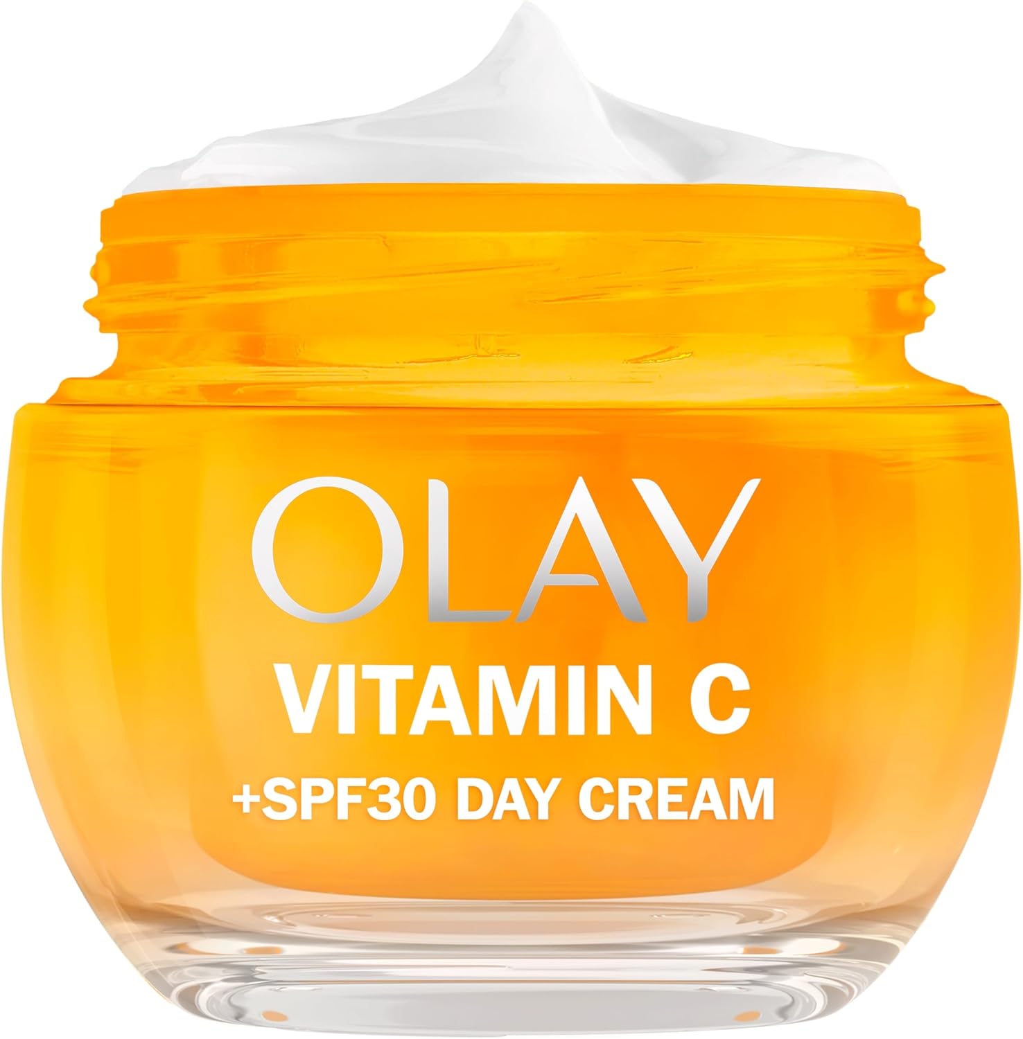 Olay Vitamin C Face Moisturiser Day Cream SPF 30, Niacinamide Brightening Skincare: Anti-Dark Spot, Evens, Hydrates, Non-Greasy, Non-Sticky with Sunscreen for a Healthy Glow, 50ml