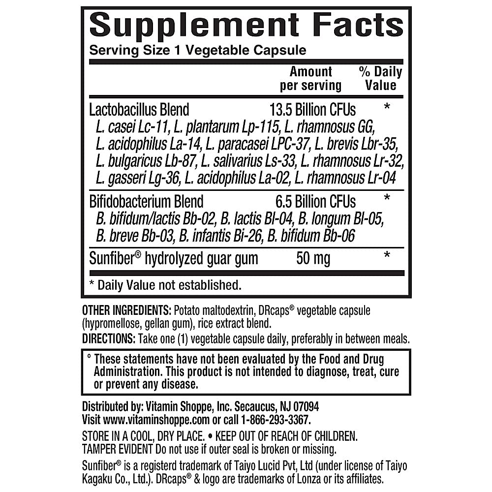 Probiotic - 20 Billion CFUs - Supports Digestive Health (60 Vegetable Capsules) thumbnail 3