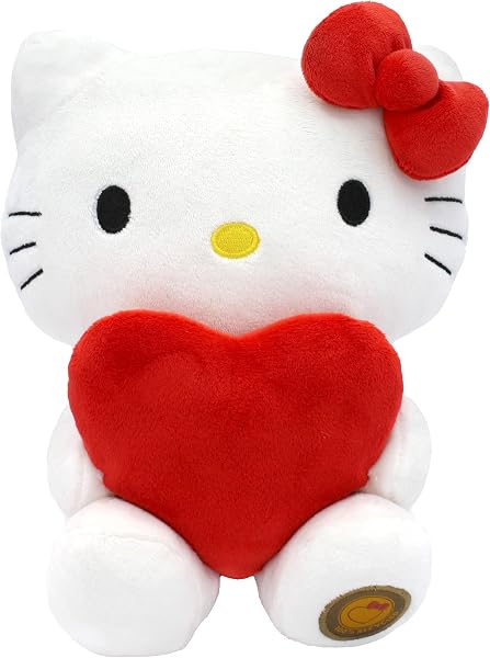 Hello Kitty con cuore ECO-peluche 14x13x24 cm - 2