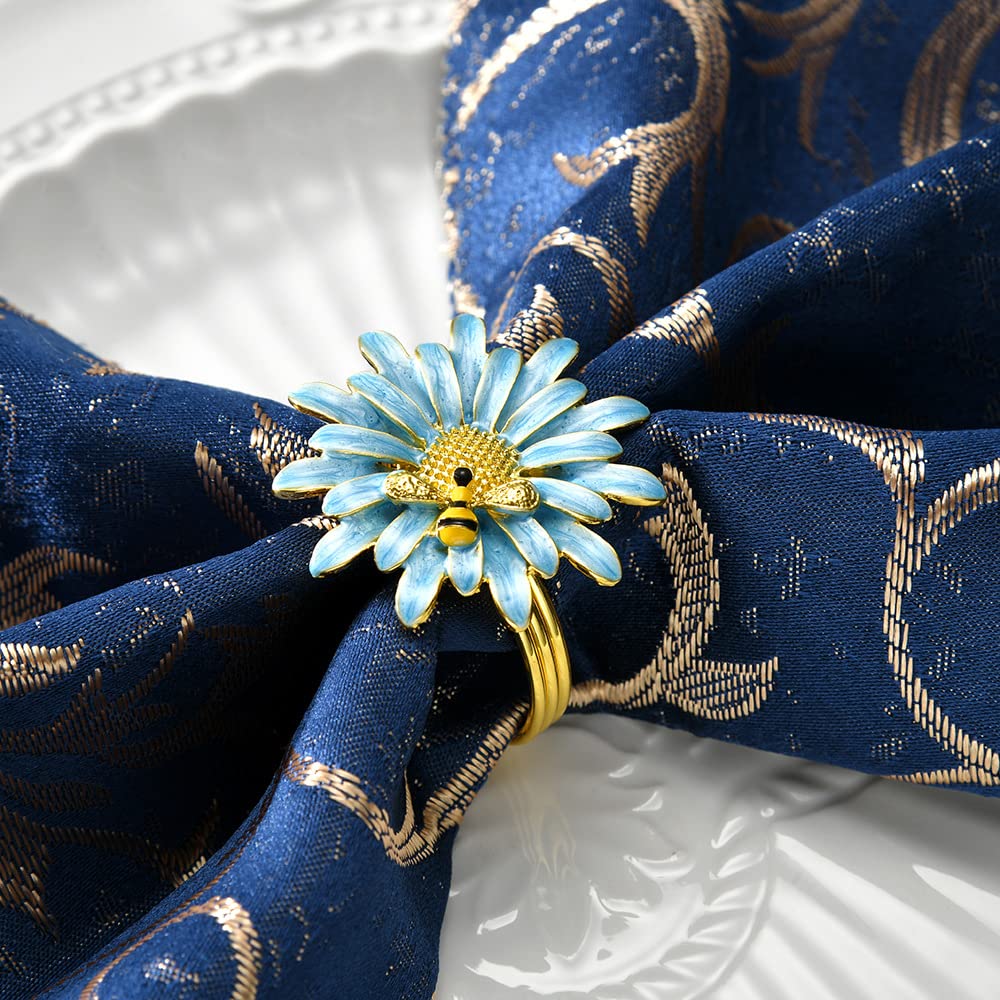 Poetryer Lot De 6 Ronds De Serviette En Forme De Libellule Pour Banquet