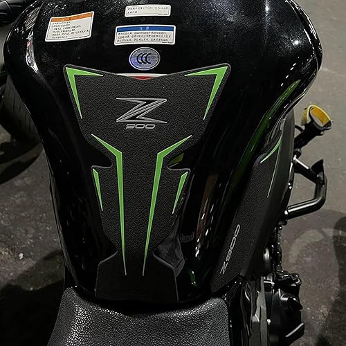 Miniatura 3 de TZMAPU Protector de tanque de combustible compatible con Kawasaki Z900, protector de tanque de motocicleta, kit de calcomanías antideslizantes para