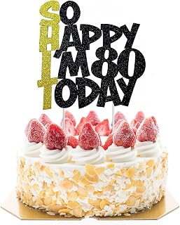 Funny 80th Birthday Cake Topper