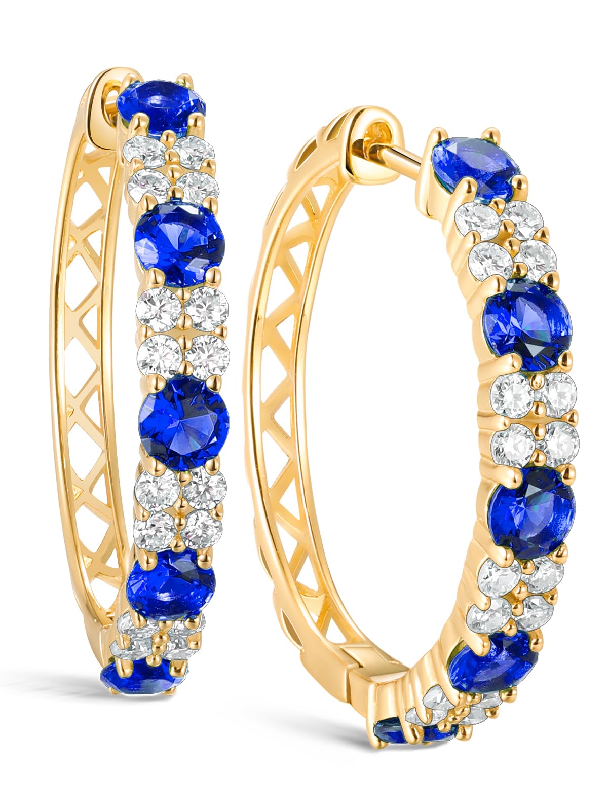 Wyyxl Moissanite Huggie Hoop with Birthstone