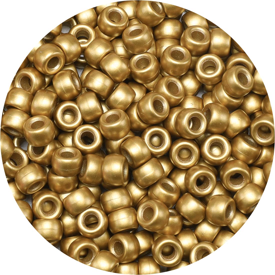 Eppingwin Beads and Bead assortments (1000 Pony Beads-Gold Solid)…, Medium Pack