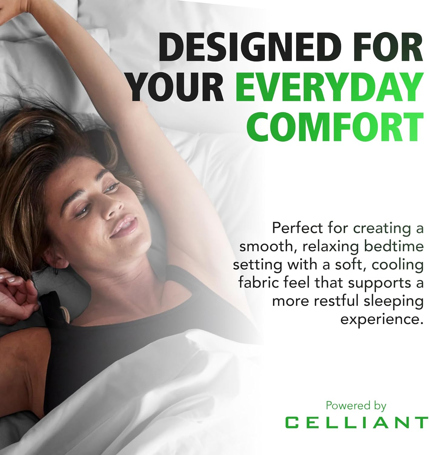 CELLIANT® Infrared Luxury Bed Sheet Set – Soft, Breathable Cotton-CELLIANT Blend with a Cool Touch, Wrinkle & Fade Resistant 400-Thread Count, 15″ Deep Pockets, Made for Restful Sleep, King Size - Image 6