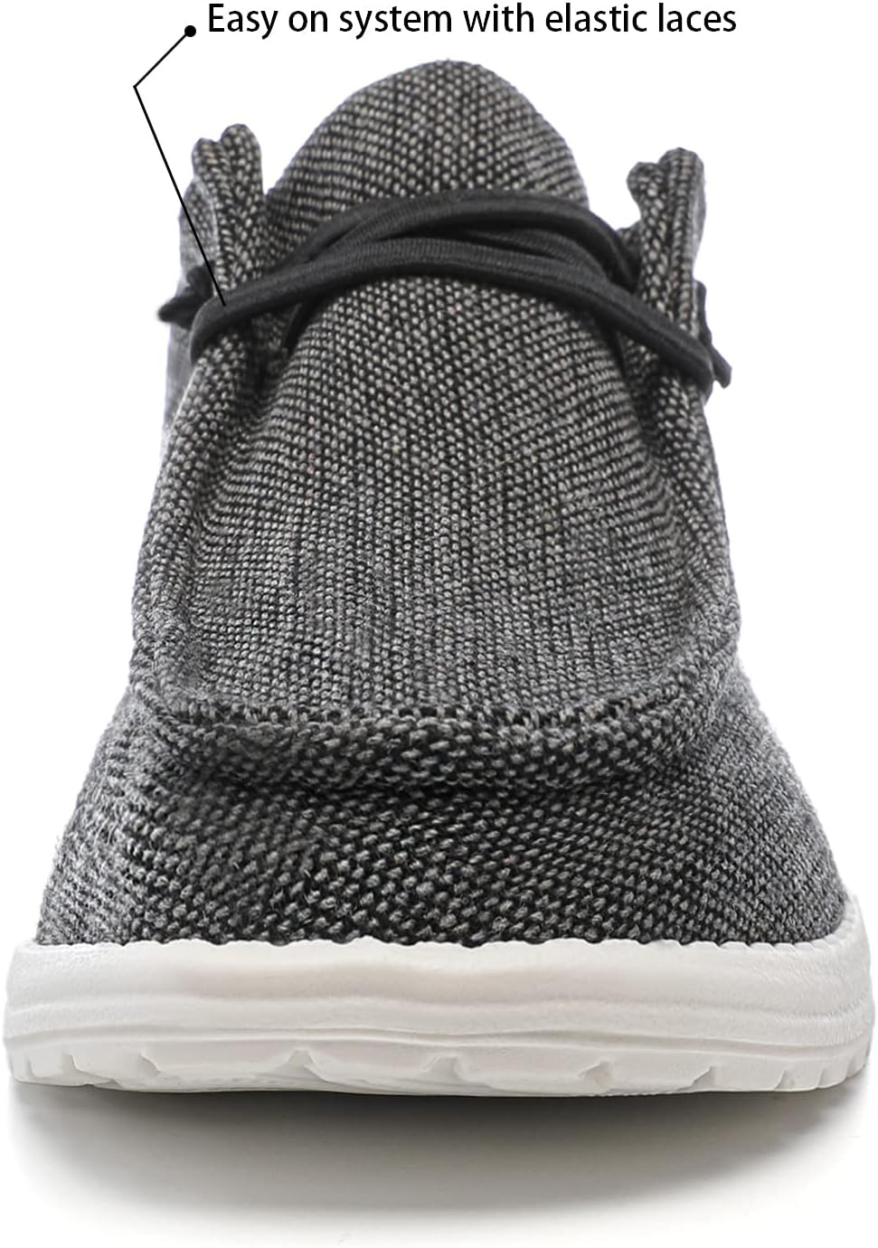 Betrue Lightweight Mens Boat Shoes Slip On, Mens Loafers Canvas Shoes, Lace-up Deck Shoes for Mens, Mens Comfortable Soft Casual Cloth Shoes - Image 3