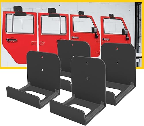 Miniatura 2 de Percha de almacenamiento de puerta extraíble con soporte de pared de goma resistente para colgar en la puerta, soporte de almacenamiento, estante