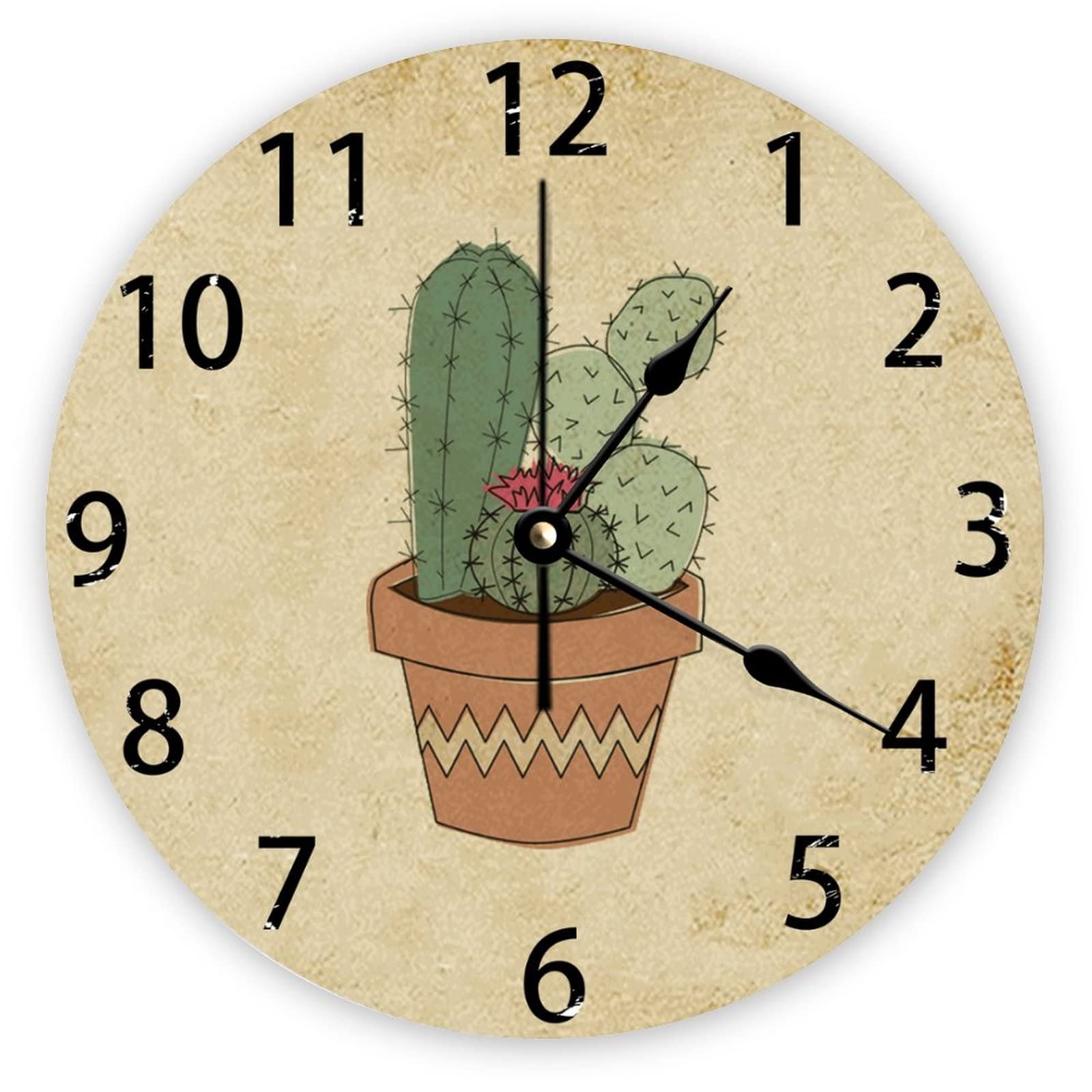 Horloge murale en bois sans tic-tac pour supprimer les bruits dans la chambre