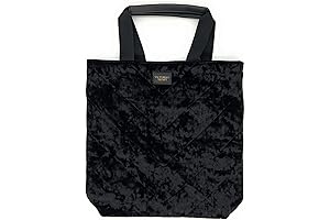 Adorable Victoria Secret Black Velvet Tote Bag