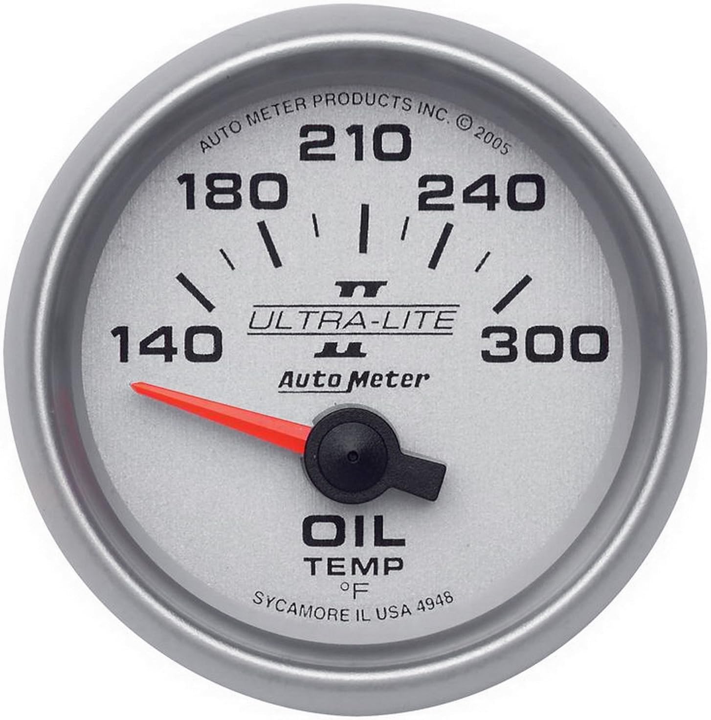Auto Meter 4948 Ultra-Lite II Electric Oil Temperature Gauge