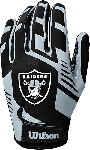 Miniatura 77 de WILSON NFL Guantes de fútbol americano con ajuste elástico, para jóvenes y adultos