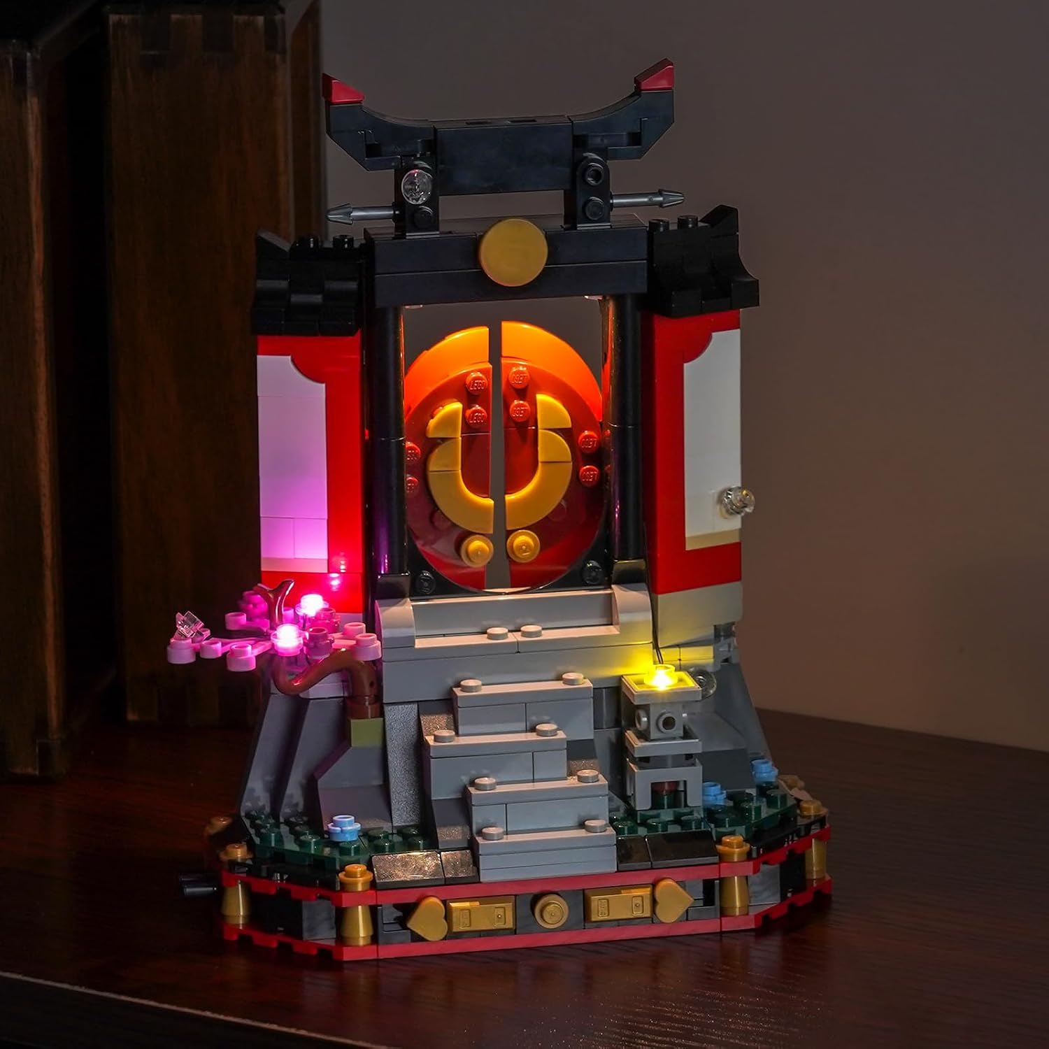 LED Lighting Compatible with Lego 71866 Ninja Character Display 15th Anniversary - JUST Lights,Light Kit Compatible with Lego 71866,NOT Included The Model image 5